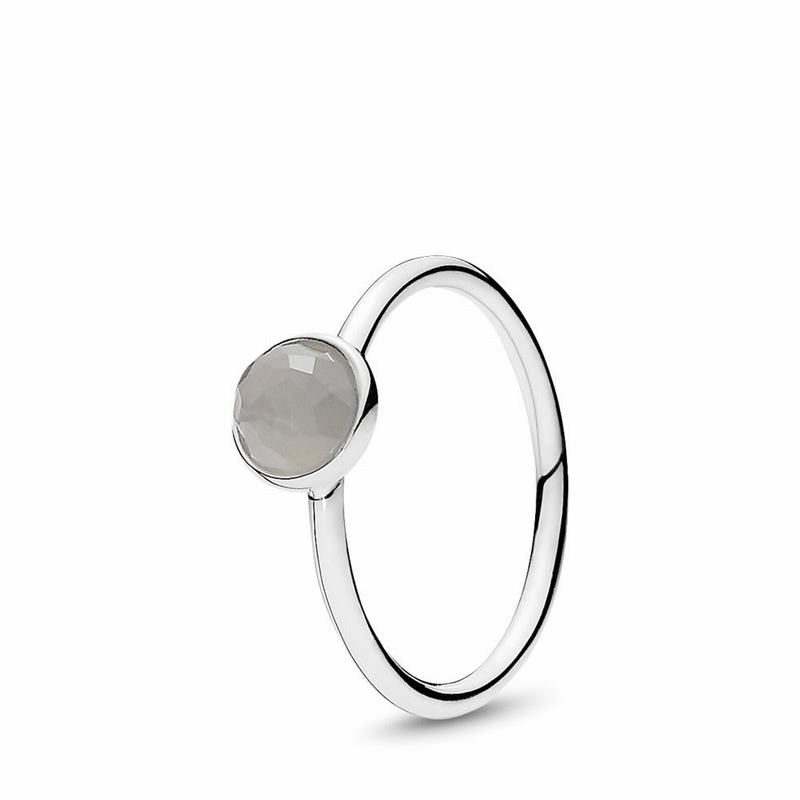 Pandora June Droplet Stackable Ring NZ, Sterling Silver (205684-LHA)